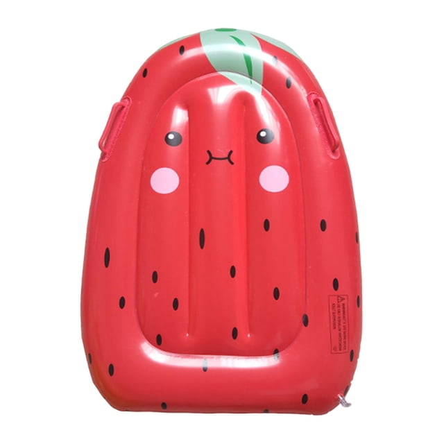 Siruishop Inflatable Float Row for Children Cartoon Float Board for Water Summer Beach Red