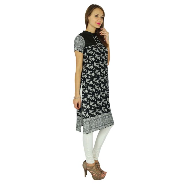 Phagun Kurta Bollywood Indienne de Designer pour Femmes Kurti Ethnique Tunique en Coton Robe