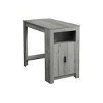 Monarch Specialties Dining Table, 48" Rectangular, Counter Height, Kitchen, Small, Storage, White Laminate, Contemporary, Modern