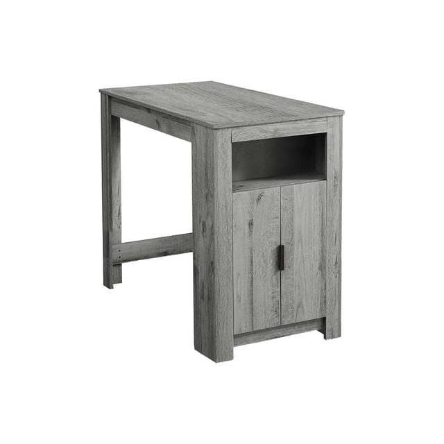Monarch Specialties Dining Table, 48" Rectangular, Counter Height, Kitchen, Small, Storage, White Laminate, Contemporary, Modern