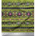 thumbnail image 1 of Soimoi Silk Fabric Aztec Southwestern Print Fabric by The Yard 42 Inch Wide, 1 of 3
