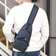 thumbnail image 4 of Bdday Messenger Bag Strap Bag Crossbody Backpack with Usb Hole with Headphone Hole Strap Backpack Hiking Backpack Multipurpose Crossbody Chest Bag Makeup Bag Small, 4 of 6