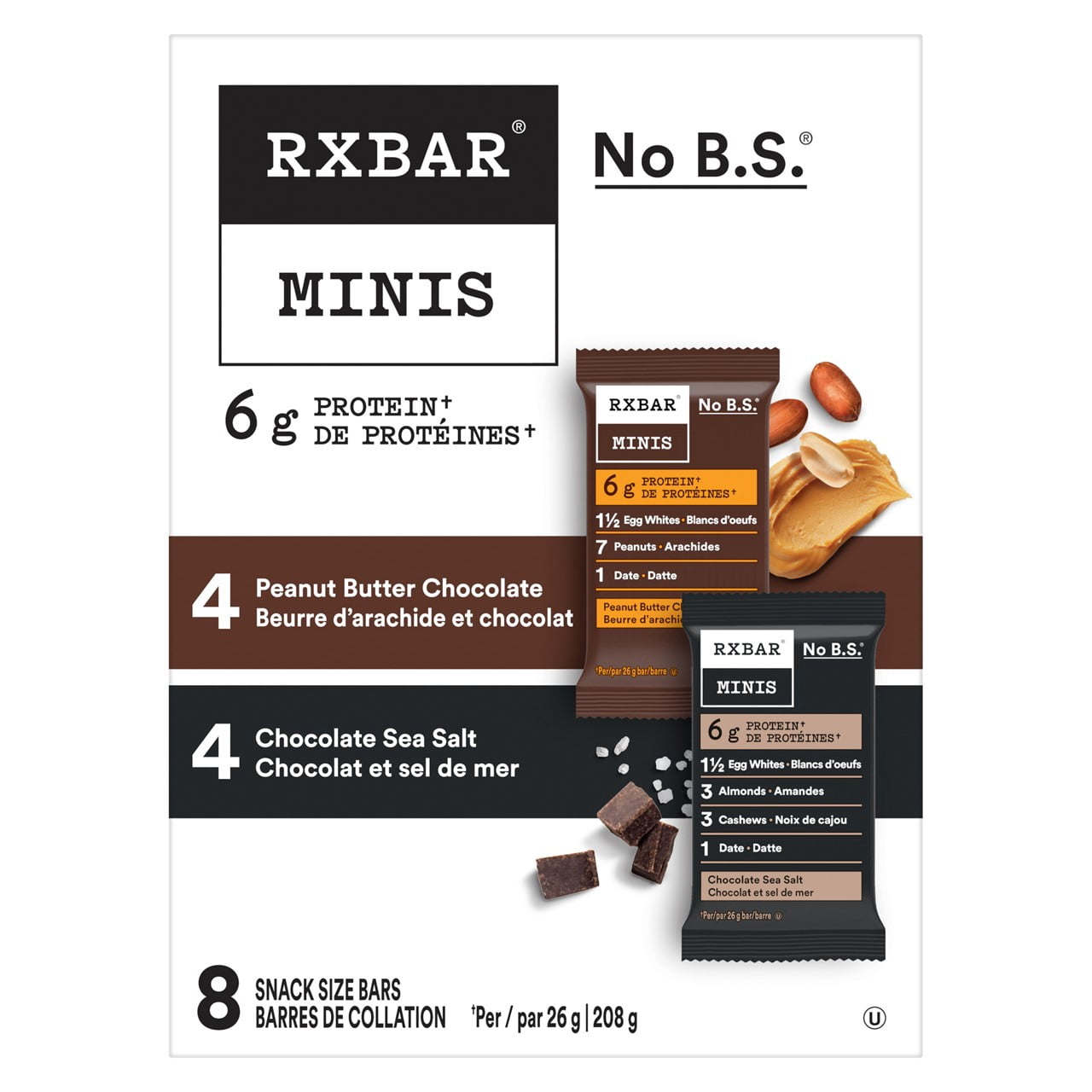 RXBAR® Minis Protein Bars Variety Pack 8 bars x 26 g