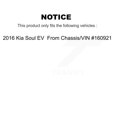 thumbnail image 2 of TEC Front Rear Ceramic Brake Pads Kit for Car 2016 Kia Soul EV From Chassis VIN #160921 KTC-100128, 2 of 10