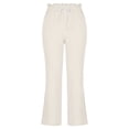 thumbnail image 4 of Timegard Womens Cotton Line Pants Fall Casual Loose Straight Leg Trousers Solid Color Lightweight Pants, 4 of 7