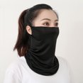 thumbnail image 2 of Women Men Scarf Mask Bandana with Ear Loops Sun Protection Outdoors Face Mask, 2 of 2
