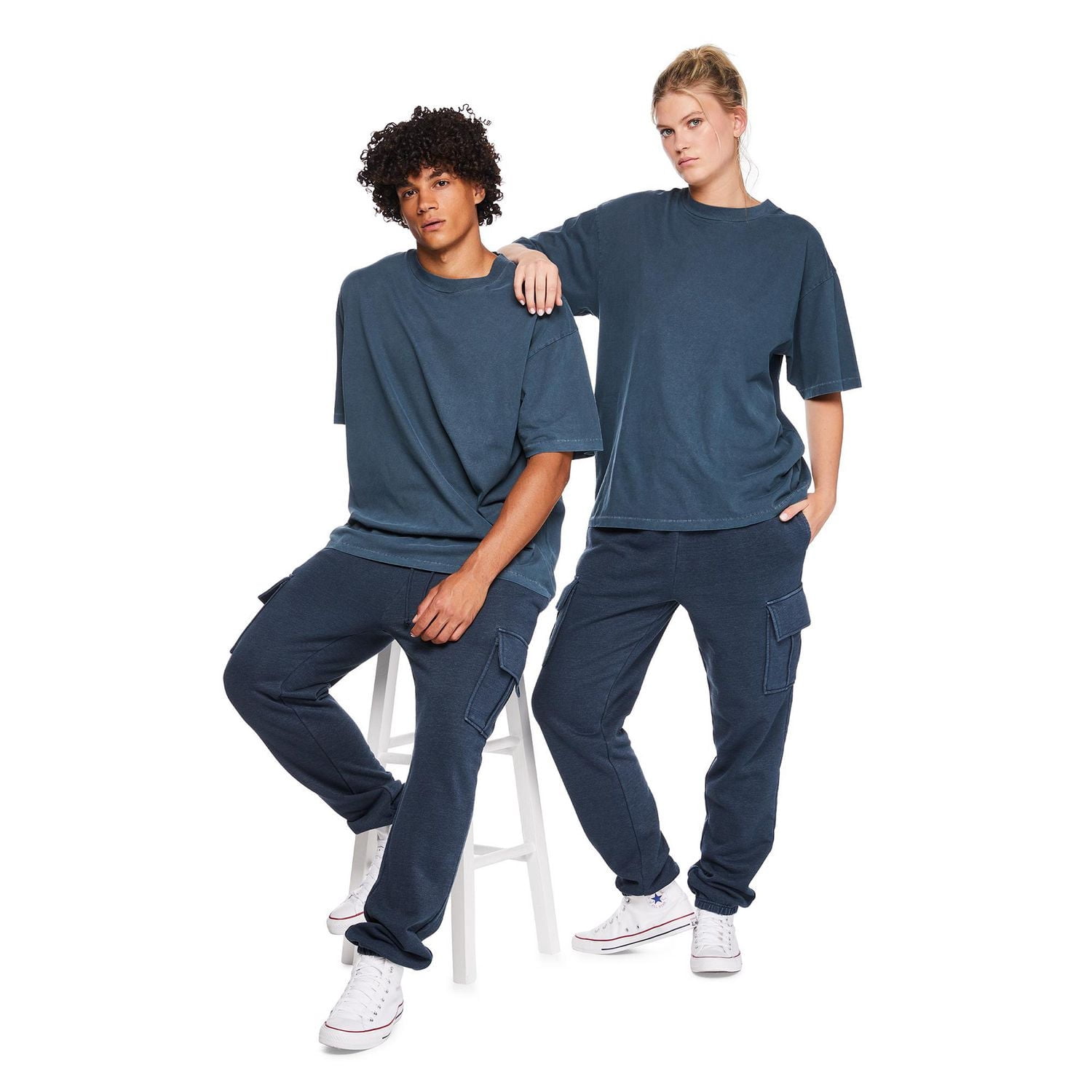 No Boundaries Men'S Oversized Short Sleeve T-Shirt