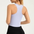 thumbnail image 5 of Plebaso Womens Short Sleeve Workout Yoga Tank Tops Racerback Sleeveless Stretch Shirts Activewear for Women, 5 of 5