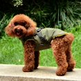 thumbnail image 3 of MesaSe Pet Printed Cold Weather Coat Harness Pet Winter Warm 2 In 1 Outfit Padded Jacket For Small Puppy Dogs, 3 of 8
