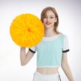 thumbnail image 2 of 2PCS Cheerleaders Handheld Color Flowers - PE, Lightweight, High - Density Color Strip, with Double Finger Ring Buckle, for Sports, 2 of 4