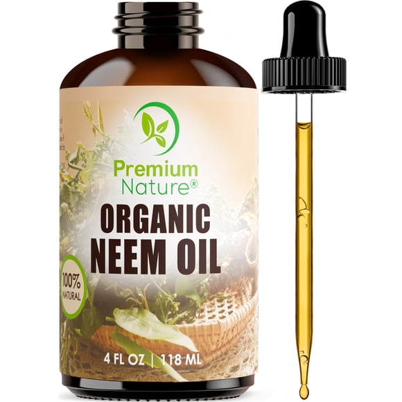 Neem Oil Cold Pressed for Essential Oil Mixing and Massage - 4 oz from Premium Nature