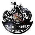 thumbnail image 1 of CEHVOM Vinyl Record Wall Clock Motorcycle Shape Creative Retro Nostalgic Wall Clock, 1 of 7