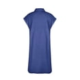 thumbnail image 4 of TIMIFIS Robe-Chemise en Denim pour Femmes à Manches Courtes, Robe en Jean Usée, Boutonnée, Tunique Décontractée, 4 of 7