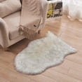 thumbnail image 3 of Binwennn Soft Blanket Throw Rugs Sweater Blanket Rug Beige Area Rugs Sheepskin Rug Fuzzy Soft Ft Rugs Machine Washable Shag Rug Nursery Throw Rugs For Bed Living Kids Room, 3 of 3