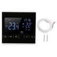 thumbnail image 2 of Digital Thermostat, Touch Screen AC 85V-240V White Smart Thermostat ABS Shell  For Household, 2 of 8