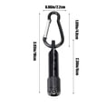 thumbnail image 3 of Lampe de Poche Porte-Clés Mini en Alliage d'Aluminium Portable à Lumière Forte pour Camping, Randonnée, Urgence, Outil Torche, 3 of 6