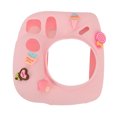 thumbnail image 3 of Silicone Camera Case For  Mini 7 Plus, Soft Rubber Shell Protective Cover Housing With Adjustable Detachable Shoulder Strap, Daisy, 3 of 8