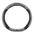 thumbnail image 2 of Gray D Shape Car Steering Wheel Cover Wood Grain Design Breathable Non Slip Steering Wheel Protector Universal Fit For Most Vehicles 14.96X14.96 Inch 1.08 Lb, 2 of 6