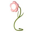thumbnail image 2 of Unique Wireless Flower Desk Lamp Flexible Gooseneck Rechargeable LED Lamp With USB Charging Port 3 Color Modes And Stepless Dimming For Office Desk Decor, 2 of 7