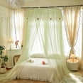 thumbnail image 1 of Kieccall French Style Dome Bed Canopy Foldable Mosquito Net Fine Mesh for Bedroom Home Insect Protection and Romantic Decor, 1 of 6