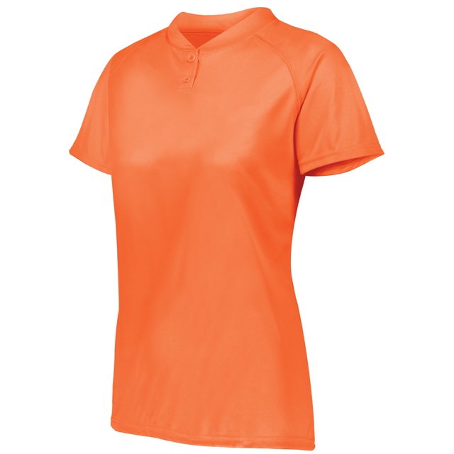 Augusta sportswear Women's Attain Wicking Two Button Softball Jersey