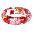 thumbnail image 4 of Lucite Fait à la Main Fleur Bracelet en Résine Époxy pour Dame, 4 of 5