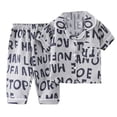 thumbnail image 1 of Girls Lightweight Cartoon Print Pajama Set All Over Full Body Patterned Home Wear For Comfortable Lounging And Sleeping, 1 of 3
