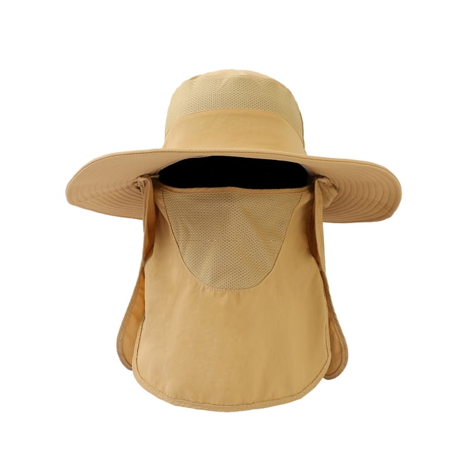 Maytalsory Chapeau de Protection Imperméable pour Activités Extérieures avec Capuche Réglable Kaki