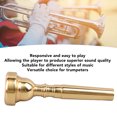 thumbnail image 3 of Metal Trumpet Mouthpiece Replacement Parts Accessories For Trumpeter, Wide Compatibility, High Sensitivity, Efficient Design, 3 of 8