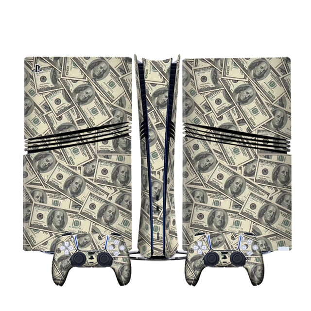 Compatible With PS5 Pro Consoles Cartoon Anime Stickers Set, Cute Custom Decals with Game Controller Skin