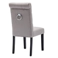 thumbnail image 2 of Canadian Honey Grey Linen Dining Chair (Set of 2), 2 of 4