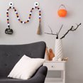 thumbnail image 4 of Fridja Christmas Party Decorations Halloween Beads String Wood Color Colorful Wood Beads Fringe String Fringe Home Decoration Pendant, 4 of 6