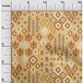 thumbnail image 1 of oneOone Tissu en Viscose Chiffon Imprimé Ikat Géométrique au Mètre 42 Pouces de Large, 1 of 4