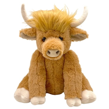 Highland Highland Cow Plush Toy Simulation Cute Exquisite Soft Plush Stuffed Sitting Cattle Doll Toy For Home Decoration