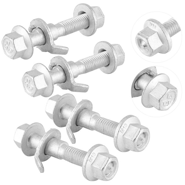 Wheel Camber Screw Wheel Alignment Screw Non-Slip Washers Eliminates Tire Wear Adjustable Nuts for Car Most Car Tires Tires