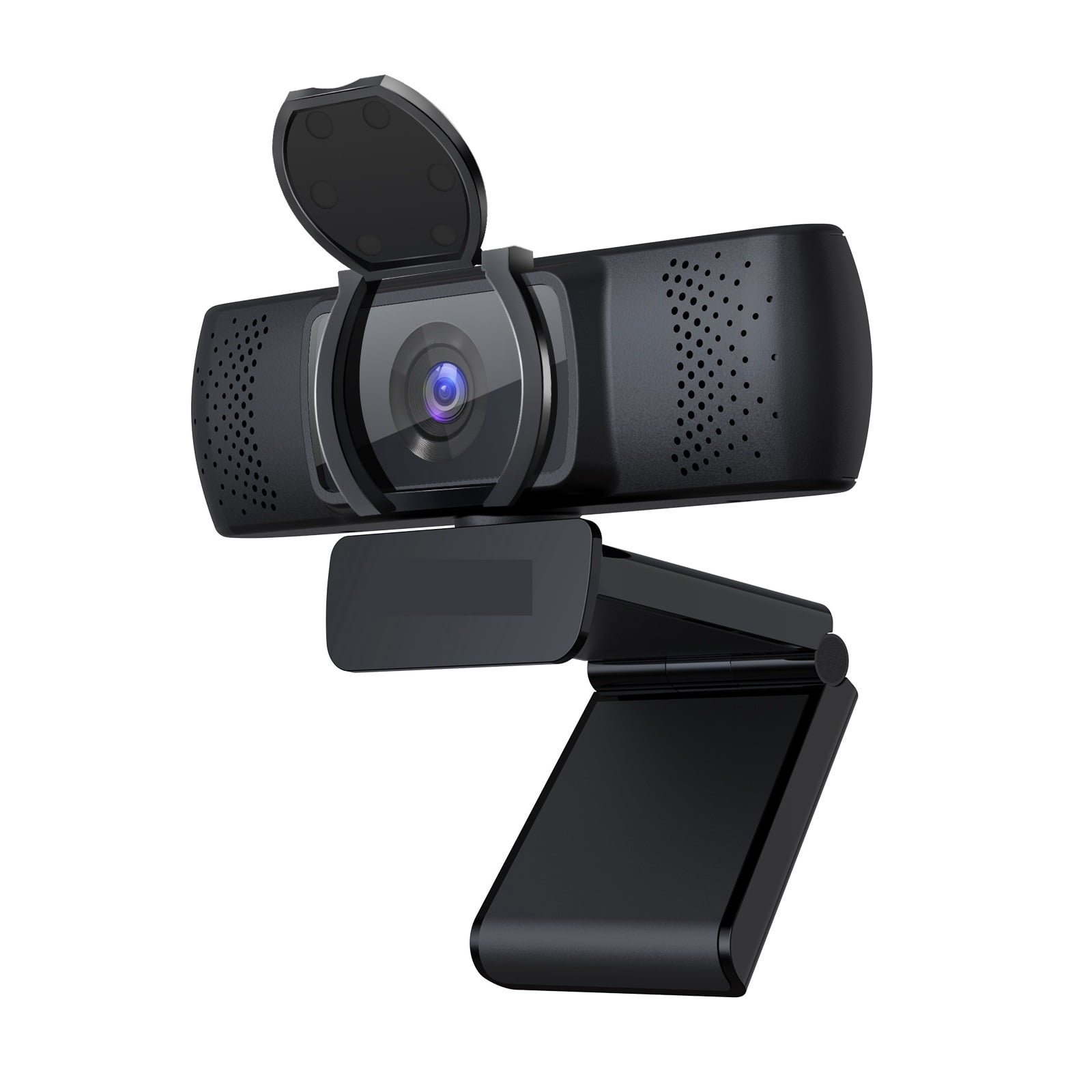 Webcam UHD 4K Autofocus Webcam With Privacy Cover 90° Business Web Camera With Dual Noise Reduction Mics For Conferencing, Live Streaming, Recording