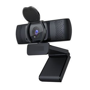 Webcam UHD 4K Autofocus Webcam avec couverture de confidentialité 90° Caméra Web d'affaires avec double réduction de bruit Mics pour la conférence, streaming en direct, enregistrement
