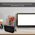 thumbnail image 2 of Haut-parleur d'Ordinateur Alimenté par USB Haut-Parleur USB pour Bureau Windows PC Portable USB de Bureau Musique, 2 of 8