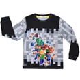 thumbnail image 2 of Kawell Pyjamas pour Garçons 4-15 Ans Enfants Minecraft Vêtements de Nuit, Lot de 2, 2 of 7