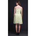 thumbnail image 4 of Bimba Robe Cocktail au-Dessus du Genou pour Femmes Teinture sur Nœuds Smockée Fluide d'Été Robe Soleil-TP, 4 of 5
