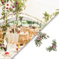 thumbnail image 1 of Ruiboury Romantic Wedding Arch With Fake Flowers Realistic Appearance No Withering Purple Peony 1Set, 1 of 6