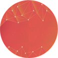 thumbnail image 1 of Ahgly Company Tapis d'Intérieur Ronds Transitionnels Lavables à la Machine Orange Rouge Orange, 6 Pieds Rond, 1 of 7