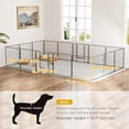 thumbnail image 3 of PawHut Parc pour Chien de 31,5 Po de Hauteur, Parc pour Chiot en Métal Robuste, 3 of 10