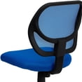 thumbnail image 3 of Mid-Back Blue Mesh Swivel Task Chair, 3 of 9