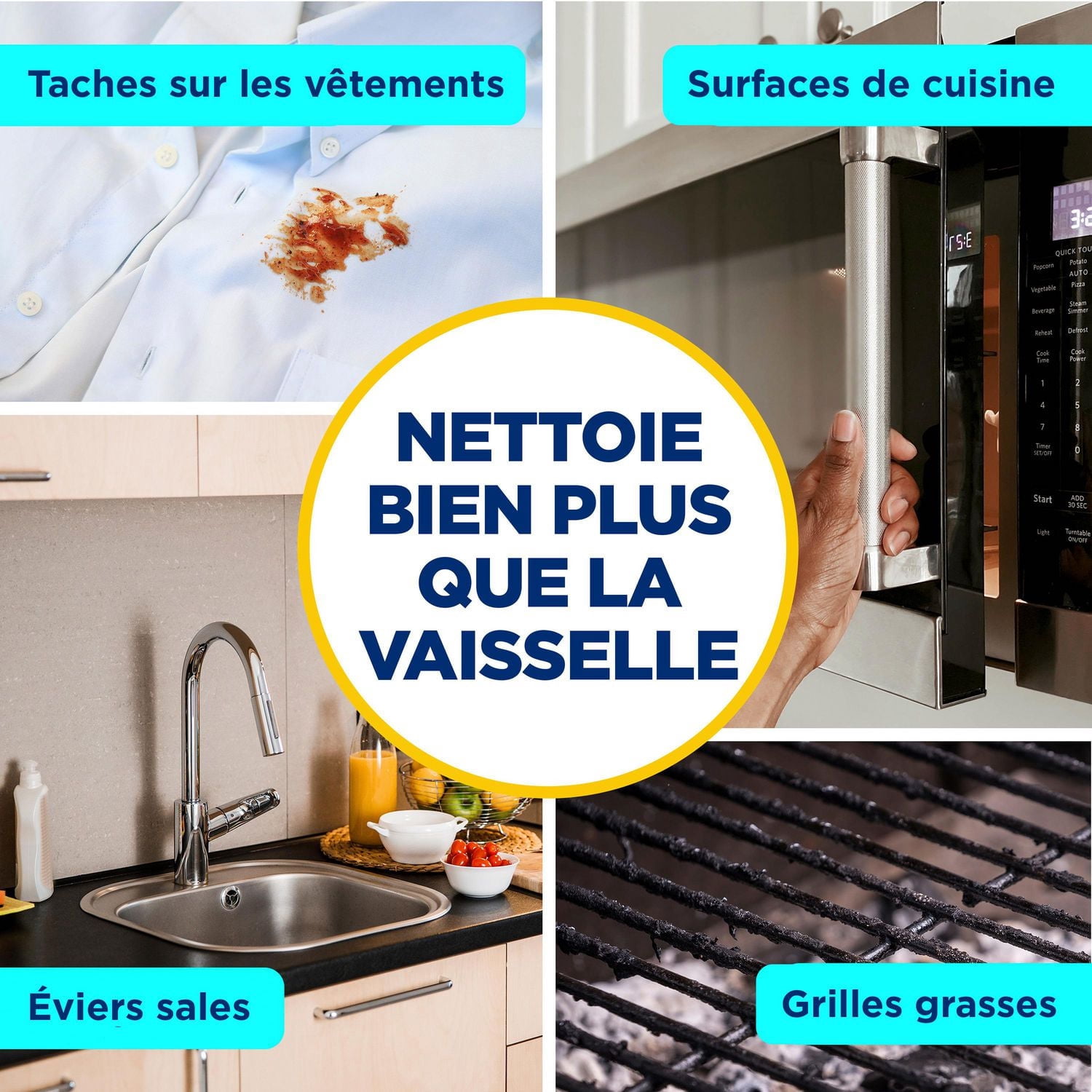 Dawn Powerwash Vaporisateur pour la Vaisselle au Citron, Recharge de Savon à Vaisselle Liquide 473ML
