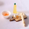 thumbnail image 4 of serony Kids Rolling Pin Set Doll House Kitchen Furniture Set Pretend Play Toy, 4 of 9