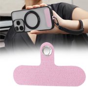 ZTTD 1Pc Phone Tether Tab for Phone, Cell Phone Lanyard Patch, Phone Strap Replacement Part for All Full Phone Cases (Pink)