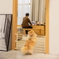 thumbnail image 4 of VONKY Portable Retractable Pet Dog Gate Protection Child Patio Garden House Height 24cm, 4 of 9