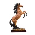 thumbnail image 4 of jifeng Statue de Cheval Debout Grande Statue en Résine Sculpture Décorative Table Animal Marron, 4 of 9