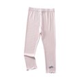 thumbnail image 1 of IROINID Deals Girls Pants Summer Pants Capri Big Rabbit Decorative Elastic Thin Children's Pants,Pink, 1 of 6
